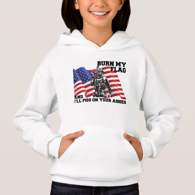 Amerikansk patriot  t shirt (Framsida)