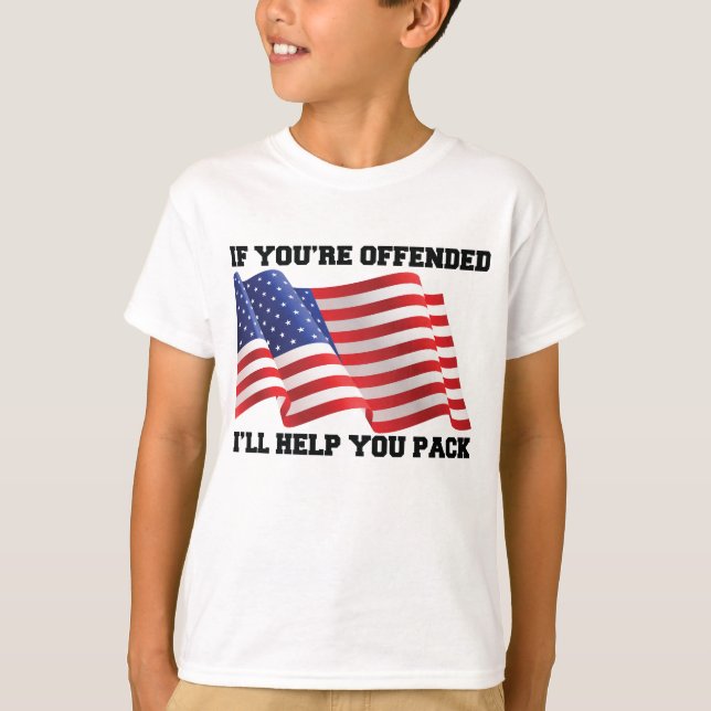 Amerikansk patriot t shirt (Framsida)