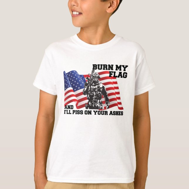 Amerikansk patriot t shirt (Framsida)