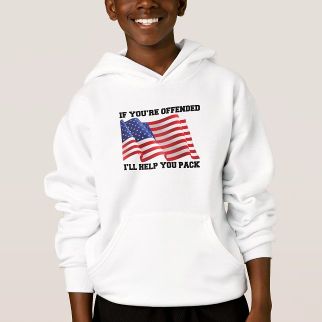 Amerikansk patriot t shirt (Framsida)