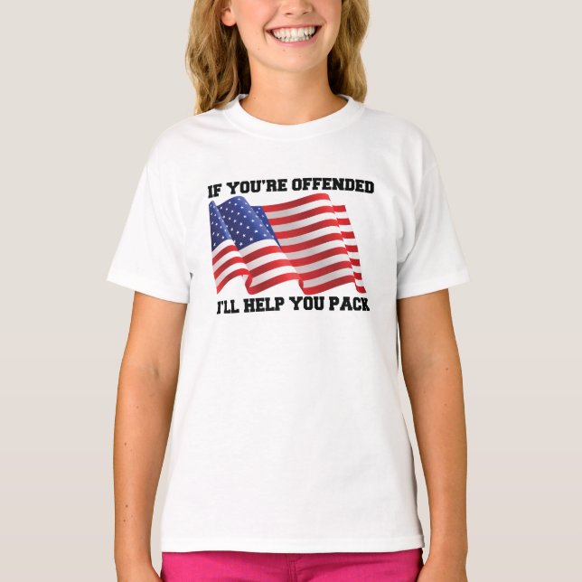 Amerikansk patriot t shirt (Framsida)