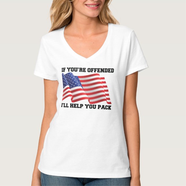 Amerikansk patriot t shirt (Framsida)