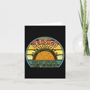 Amerikansk patriot Tee Funny Låt oss Taco Women Ma Kort