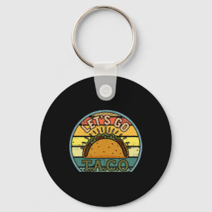 Amerikansk patriot Tee Funny Låt oss Taco Women Ma Nyckelring