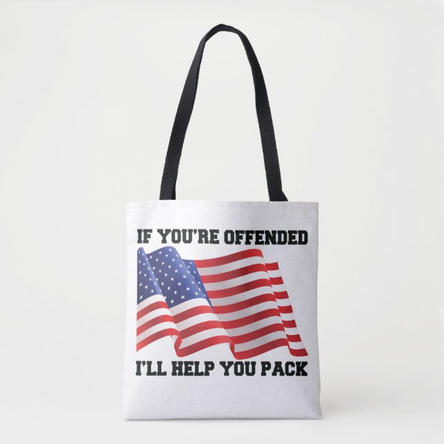 Amerikansk patriot tygkasse (Framsida)