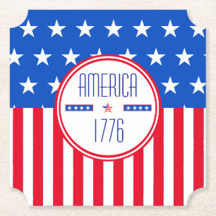 Amerikansk patriotisk 1776 underlägg papper