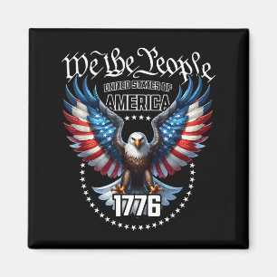 Amerikansk patriotisk amerikansk flagg tema örn de magnet