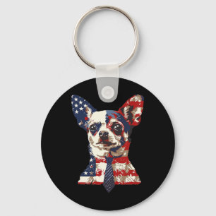 Amerikansk patriotisk amerikansk flagga 4 juli USA Nyckelring