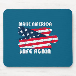Amerikansk patriotisk amerikansk flagga frihet gra musmatta