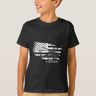 Amerikansk patriotisk amerikansk flagga frihetsdes t shirt