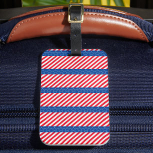 Amerikansk patriotisk bagagebricka