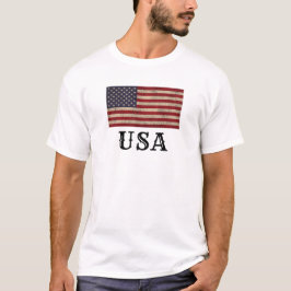 Amerikansk patriotisk flaggdesign t shirt