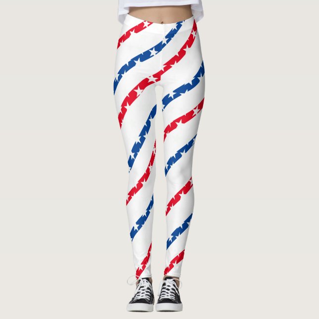 Amerikansk patriotisk leggings (Framsida)
