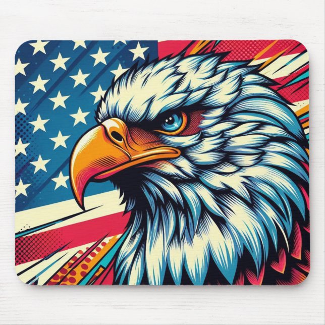 Amerikansk patriotisk musmatta (Framsidan)