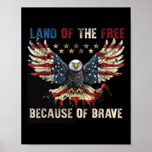 Amerikansk patriotisk ört poster