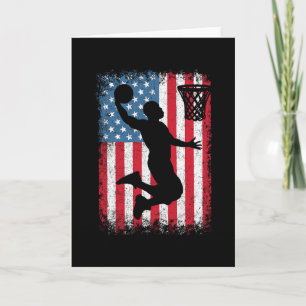 Amerikansk patriotisk Sketch 4 juli Usa Flagga Män Kort