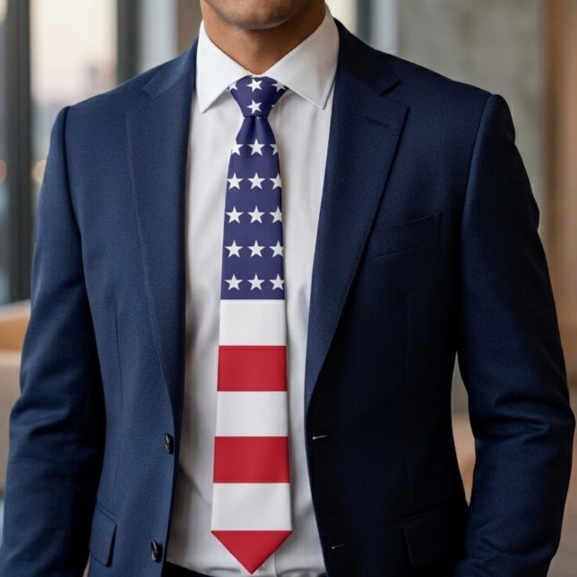 Amerikansk patriotism USA-flagga Slips (Skapare uppladdad)