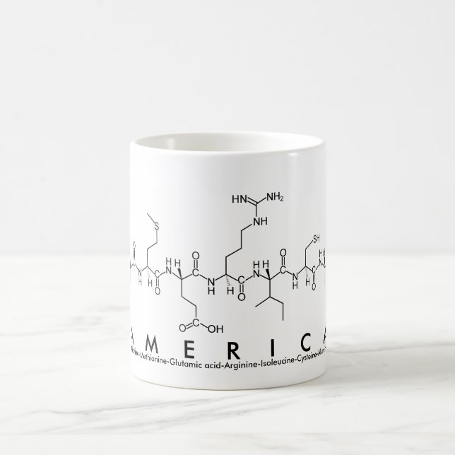 Amerikansk peptid namn mugg (Center)