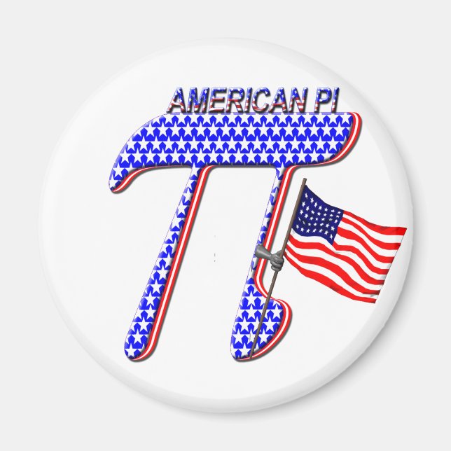 AMERIKANSK PI (PAJ) - MATH HUMOR MAGNET (Framsidan)