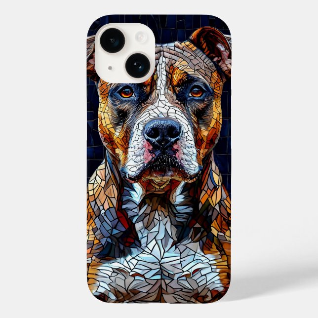 Amerikansk Pitbull Estetik Djur Trogen Husdjur Äls (Baksida)