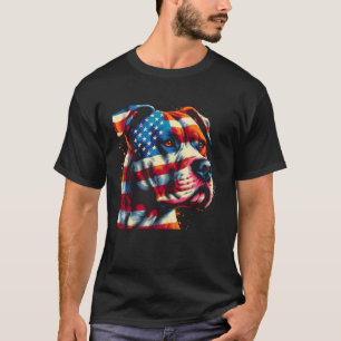 Amerikansk Pitbull Terrier Hundälskare Djur Husdju T Shirt