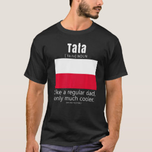 Amerikansk polsk patriot Flagga Fars dag Polen Da T Shirt