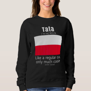 Amerikansk polsk patriotflagga fadersdag Polen pap T Shirt