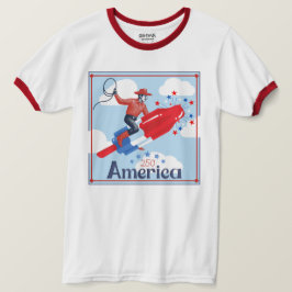 Amerikansk Pop Cowboy T-Shirt