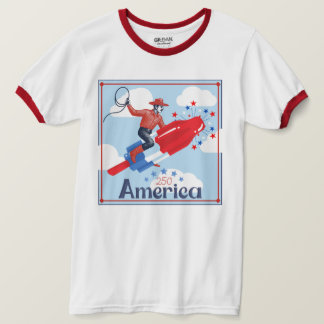 Amerikansk Pop Cowboy T-Shirt