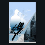 Amerikansk pop Culture Identity Crisis Poster<br><div class="desc">Biet är tänkt att inspirera till en bättre anpassning till sig själv och beskriver "Pop Culture" som en borttappad indentitet där alla klär sig och agerar på samma sätt.</div>