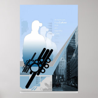 Amerikansk pop Culture Identity Crisis Poster