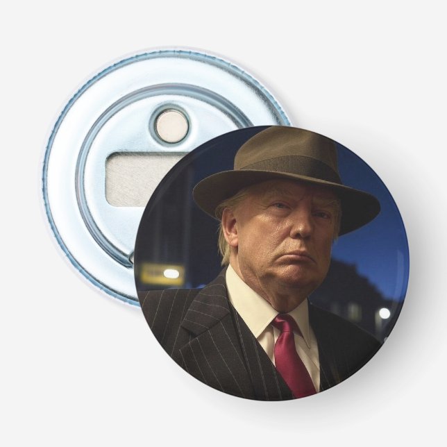 Amerikansk president Donald Trump fadder Flasköppnare (Framsidan)