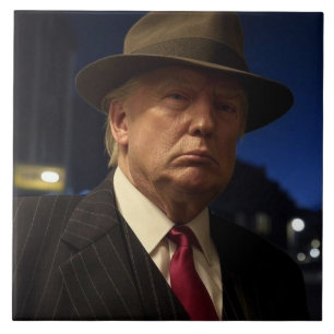Amerikansk president Donald Trump fadder Kakelplatta