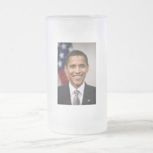 Amerikansk presidentvalda Barack Obama Frostat Ölglas