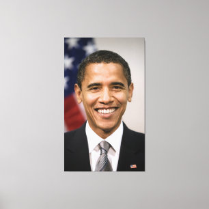Amerikansk presidentvalde Barack Obama Canvastryck