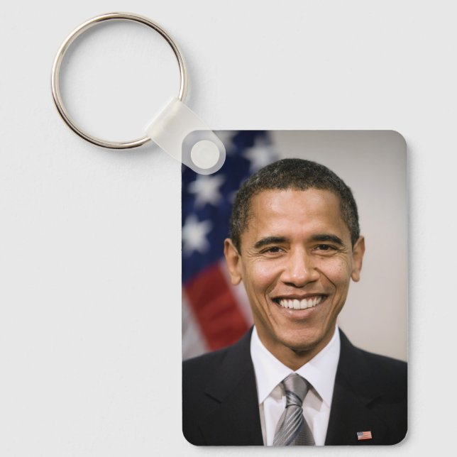 Amerikansk presidentvalde Barack Obama Nyckelring (Framsida)