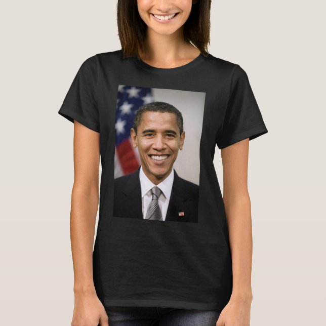 Amerikansk presidentvalde Barack Obama T Shirt (Framsida)