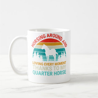 Amerikansk Quarter Horse-ägare Häst Ridning Hästar Kaffemugg