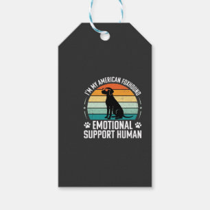 Amerikansk rävhund emotionellt stöd människa hund presentetikett