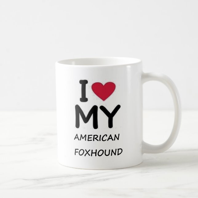 amerikansk rävhund kaffemugg (Höger)
