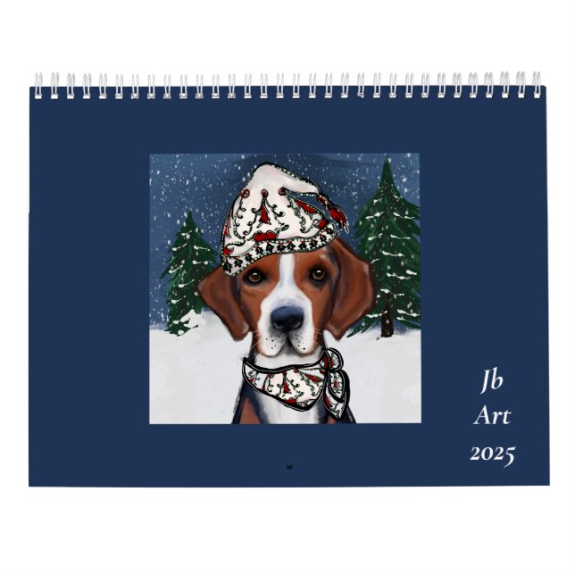 Amerikansk rävhund  kalender (Baksida)