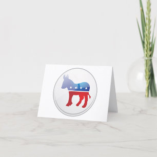 Amerikansk röstsymbol - tackkort