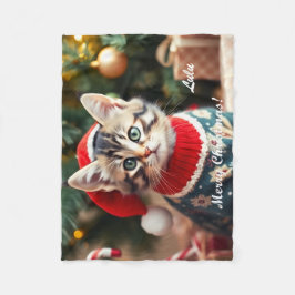 Amerikansk Shorthair Cat-Personlig Fleecefilt