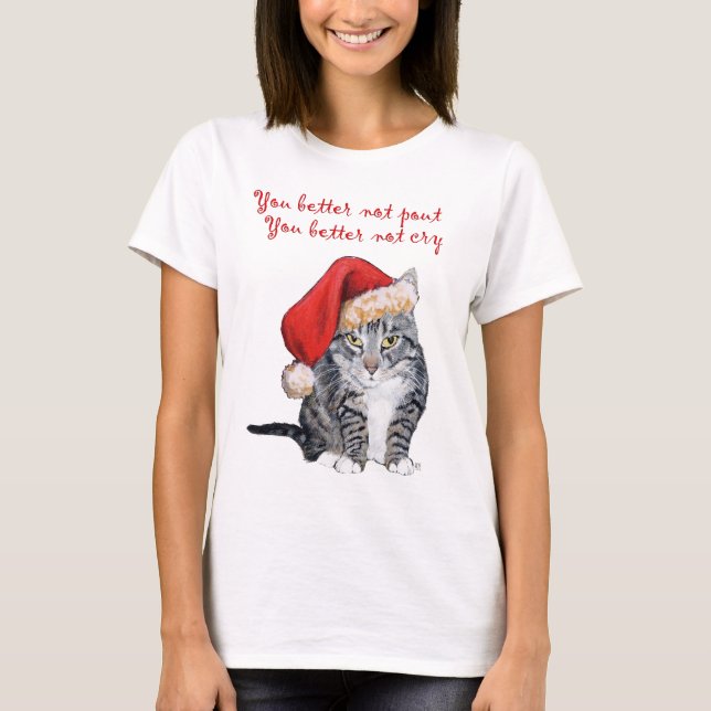 Amerikansk Shorthair - det är bättre att inte stic T-shirt (Framsida)