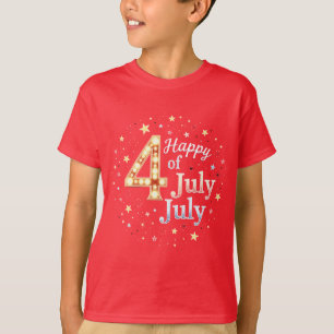 Amerikansk själ: Klassiska 4:e juli-vibbar T Shirt