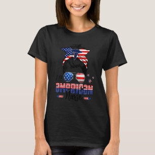 Amerikansk Sjuksköterska 4:e Juli Usa Flagga Sjuks T Shirt