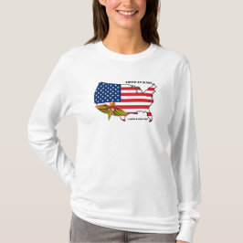 Amerikansk sjuksköterska. USA Patriotic T-shirt