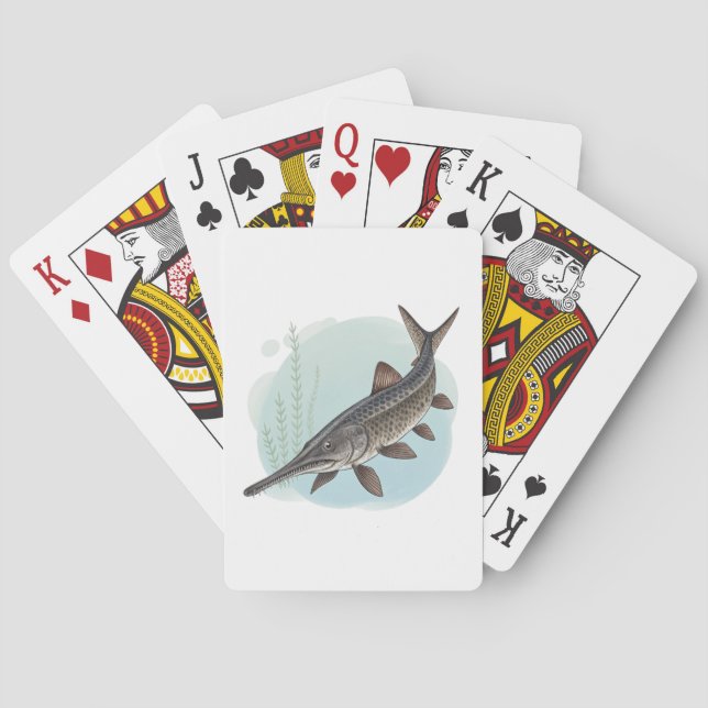 Amerikansk skedstör casinokort (Baksidan)