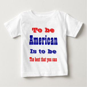 Amerikansk slogan t-shirts