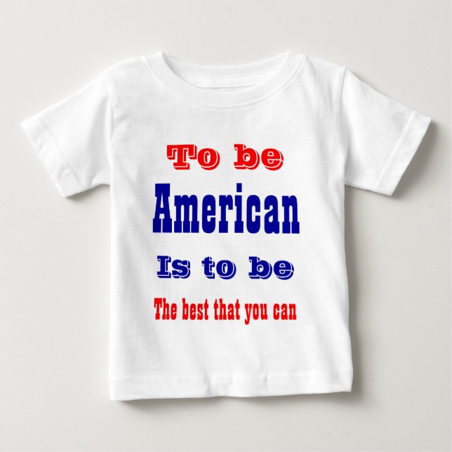 Amerikansk slogan t-shirts (Framsida)